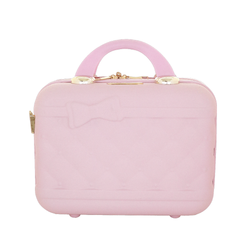 VANITY CASE C/TRACOLLA BABY PINK 15LT