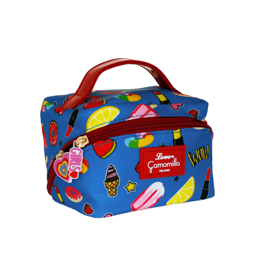 BEAUTY BAG S CANDY LIPS BLU