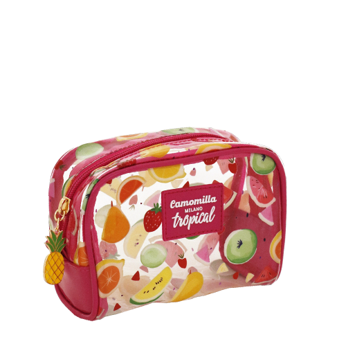 NECESSAIRE M TROPICAL JUICE FUCSIA