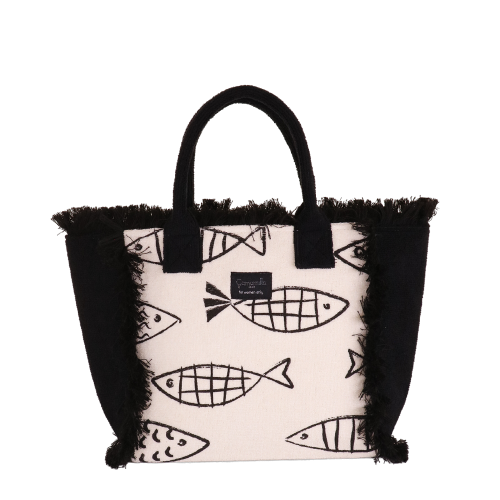 BORSA CITY S SPUGNA PESCE NERO