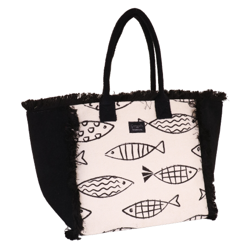 BORSA CITY M SPUGNA PESCE NERO