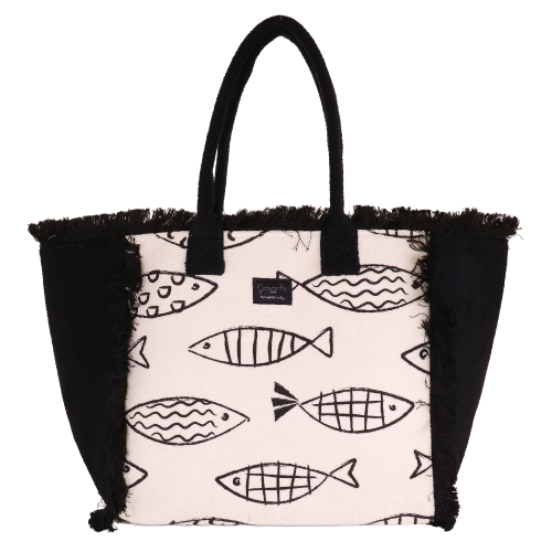 BORSA CITY M SPUGNA PESCE NERO