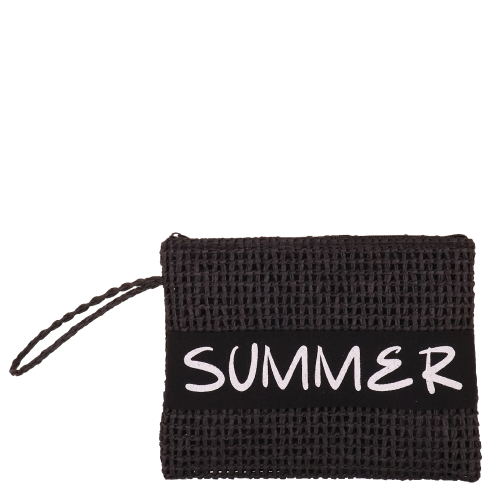 BUSTA PIATTA MARE M CROCHET SUMMER NERO