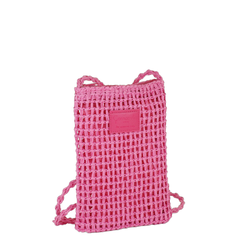 PORTACELLULARE MARE CROCHET SUMMER FUXIA