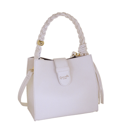 BORSA MANO S JELLY BAG BIANCO SC/P