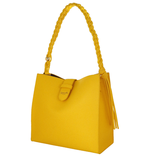 BORSA SPALLA JELLY BAG GIALLO