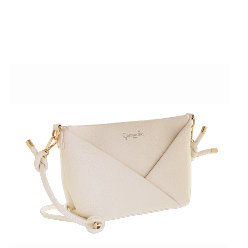 BORSA TRACOLLA GLASSE BIANCO MS
