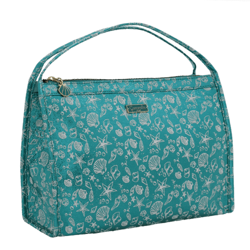 BUSTA L CON MANICI SHELL SHINE TURCHESE