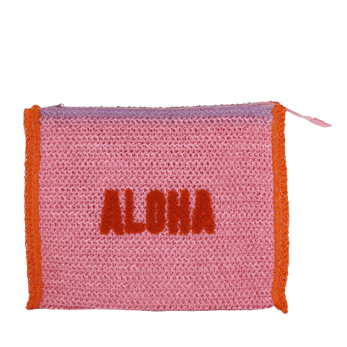 BUSTA MARE L CROCHET COLORFUL ROSA