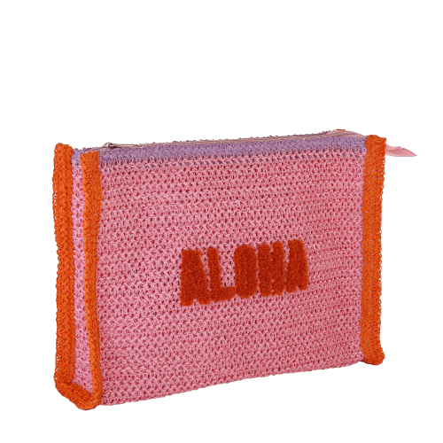 BUSTA MARE L CROCHET COLORFUL ROSA