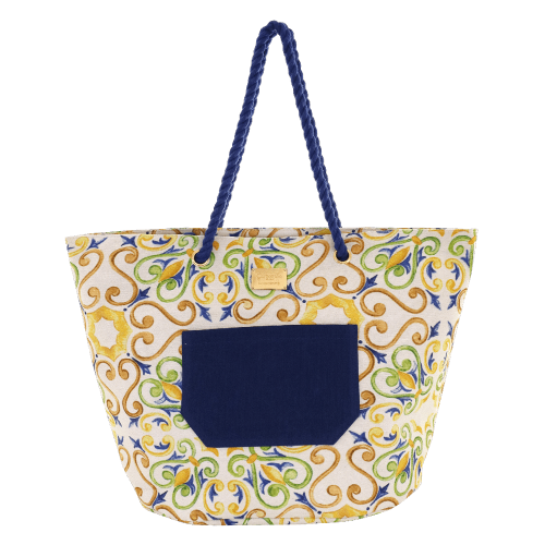 BORSA MARE L TASCA MAIOLICHE T