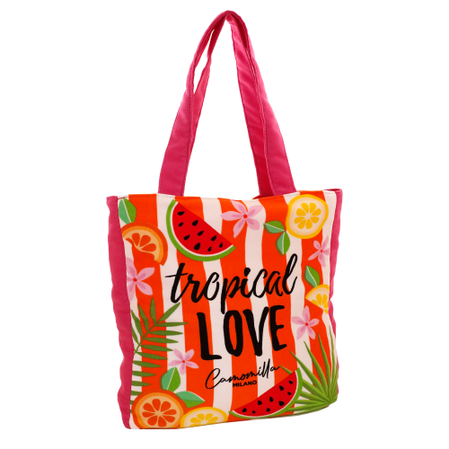 SHOPPING BAG MARE SPUGNA S TROPICAL P