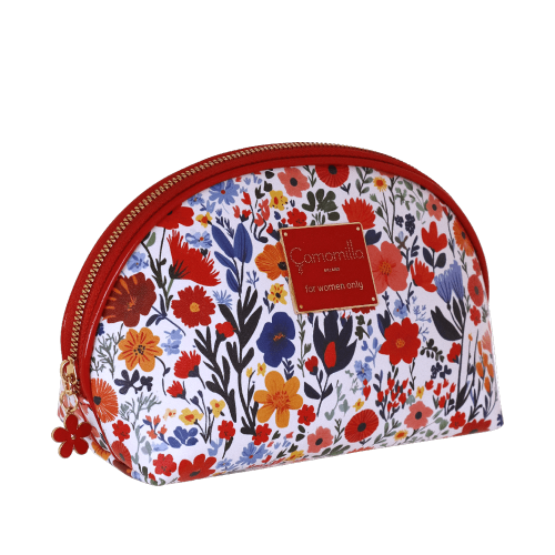 POUCH M SWEET BLOOM ROSSO