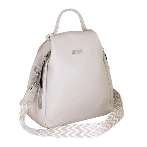 ZAINO CHIC FRIZZY BIANCO SC