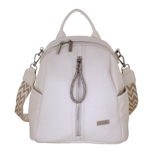 ZAINO CITY FRIZZY BIANCO SC/P