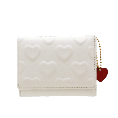 PORTAFOGLIO PATTA XS YES LOVE BIANCO