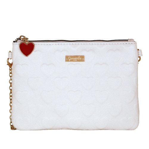 TRACOLLA ERI PICCOLA YES LOVE WHITE