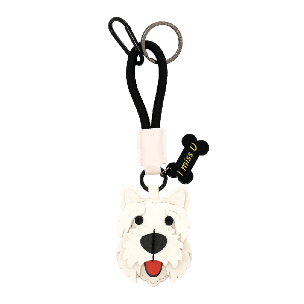 PORTACHIAVI MOPSY BIANCO T/SC/C/P