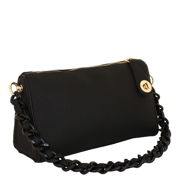 BORSA SPALLA CHEWING BAG NERO