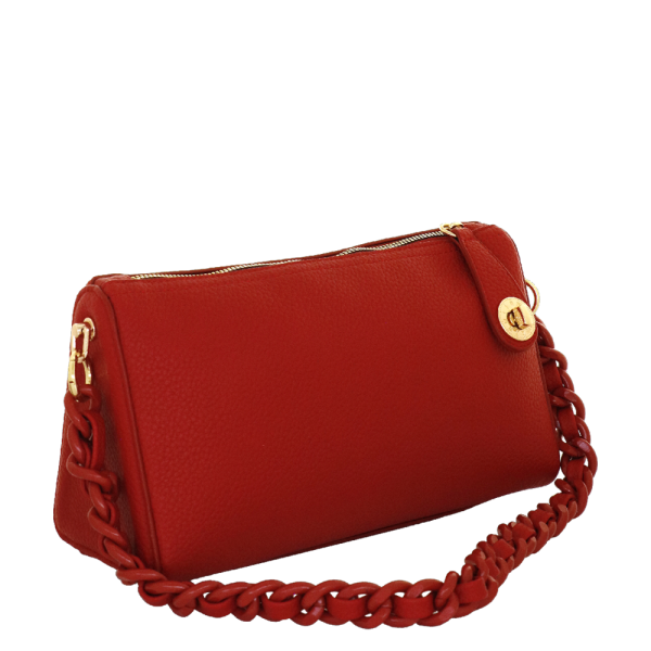 BORSA SPALLA CHEWING BAG ROSSO
