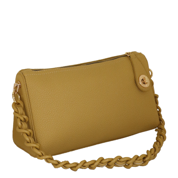 BORSA SPALLA CHEWING BAG GIALLO