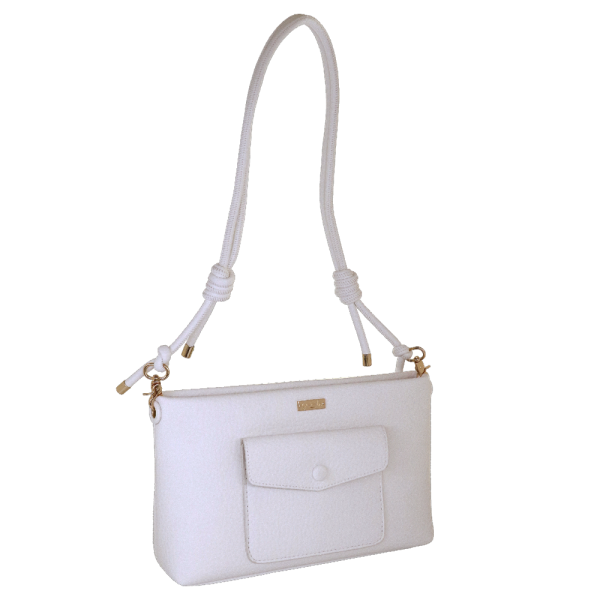 BORSA TRACOLLA LOVE LETTER BIANCO SC/P
