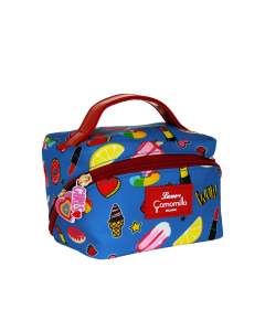 BEAUTY BAG S CANDY LIPS BLU