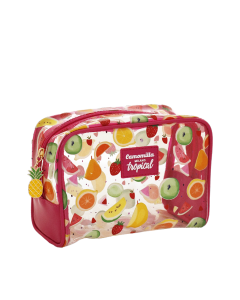 NECESSAIRE L TROPICAL JUICE FUCSIA P/T