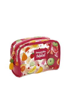 NECESSAIRE M TROPICAL JUICE FUCSIA