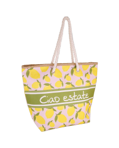 BORSA MARE L LIMONI VERDE T