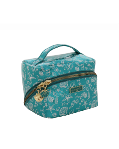 BEAUTY BAG S SHELL SHINE TURCHESE