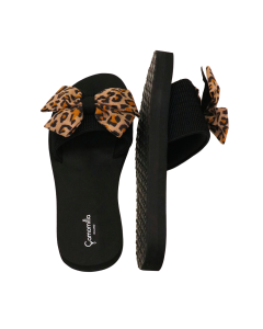 SLIDERS LEOPARD BOW 36 C