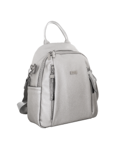 ZAINO CASUAL FRIZZY ARGENTO