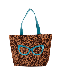 BORSA MARE L BE GLAM LEO TURCHESE