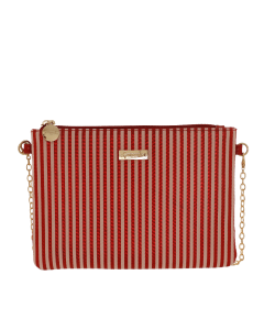 TRACOLLA ERI PICCOLA COLORFUL RED STRIPE